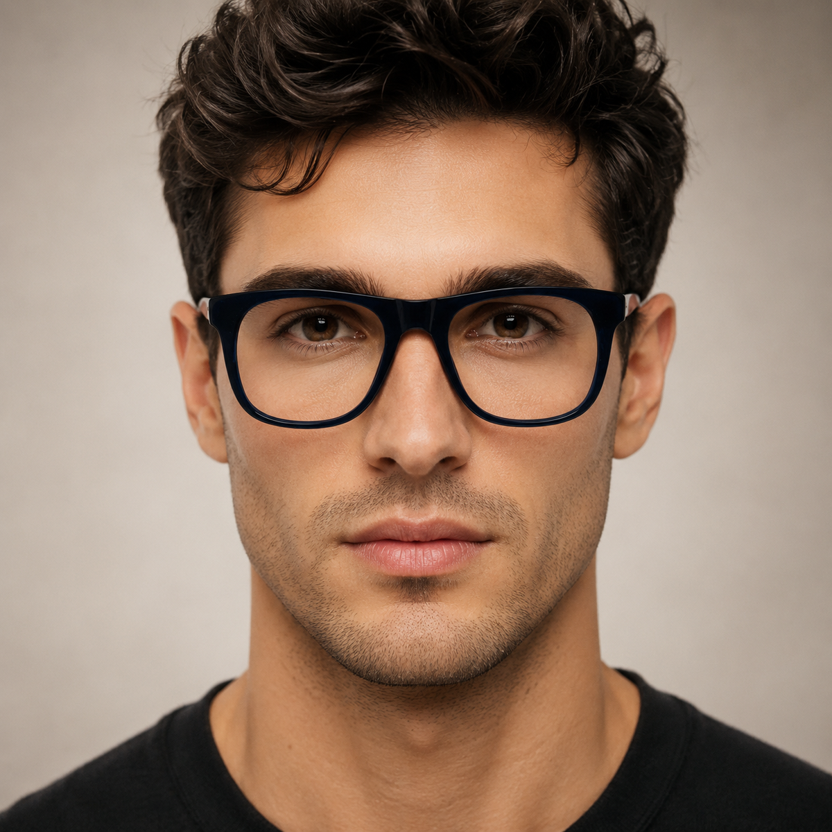 Dark Blue Wayfarer Acetate Frame