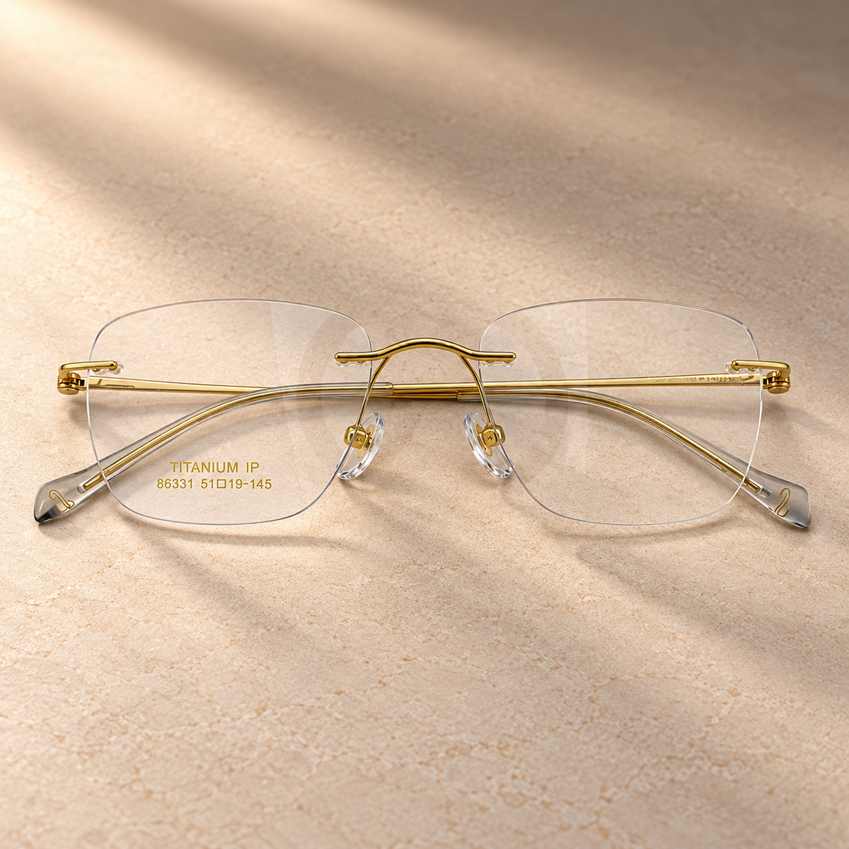 TITANIUM IP 86331 51/19  gold