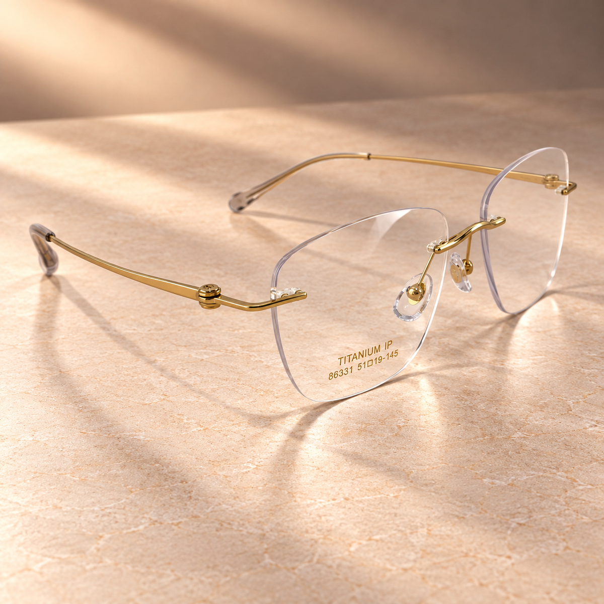 TITANIUM IP 86331 51/19  gold
