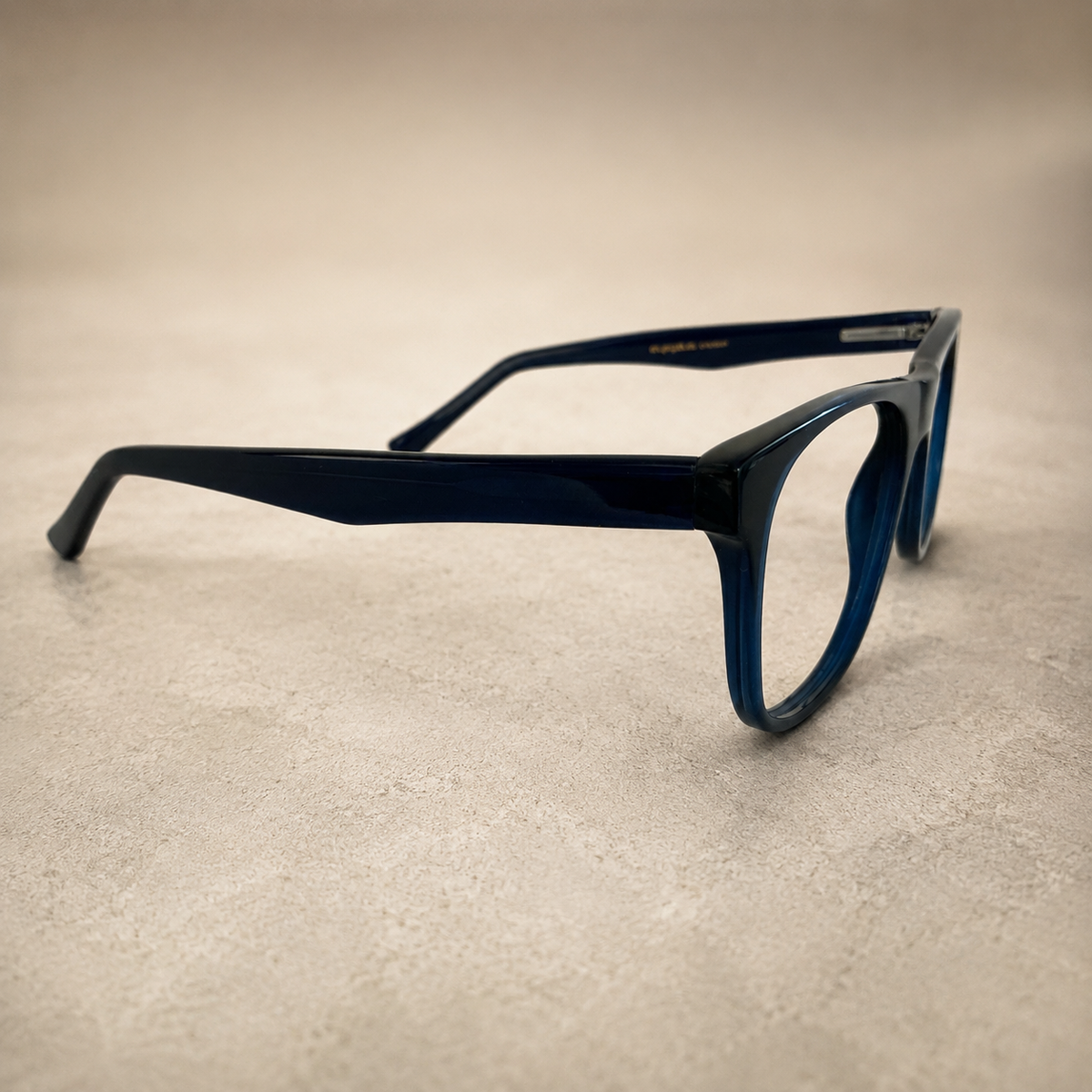 Dark Blue Wayfarer Acetate Frame