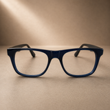 Dark Blue Wayfarer Acetate Frame
