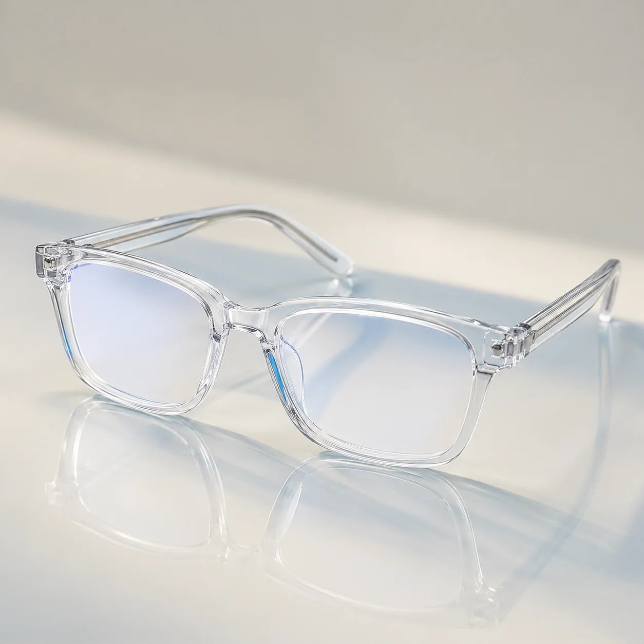 Crystal screen glasses frame